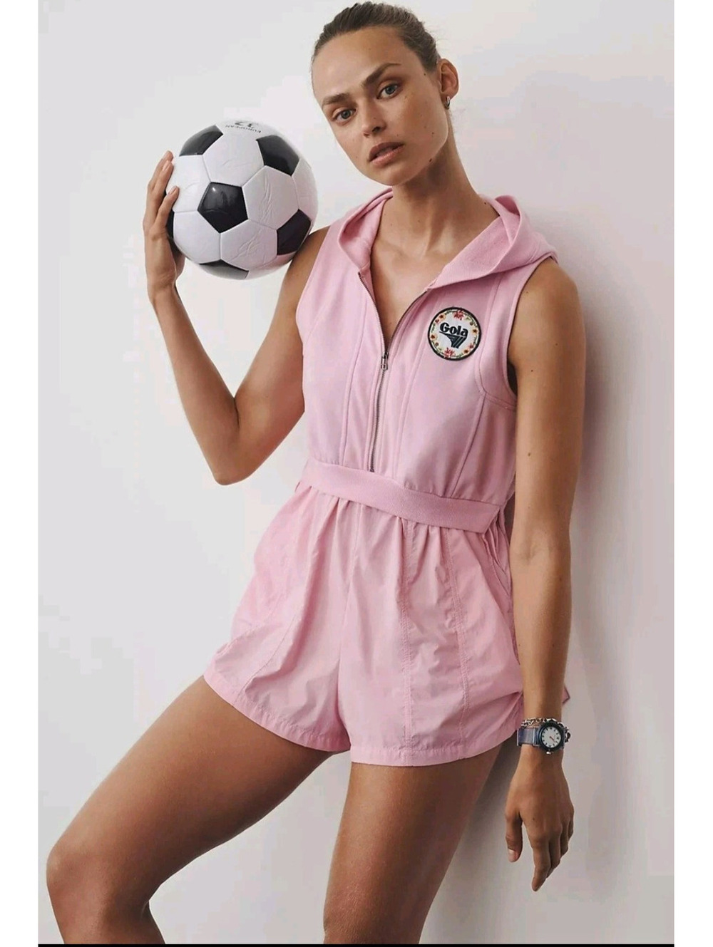 Gola Antropologie Womens Romper Light Pink NWT Size XS Sleeveless